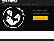 Tablet Screenshot of crashtestfestival.it